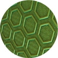 thumbnail image 1 of Ahgly Company Machine Washable Indoor Square Transitional Army Green Area Rugs, 3' Square, 1 of 7