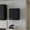 Black, variant on White Wall Cabinet For Small Spaces, One Door, Kitchen Use Compact Space With Door Organization
