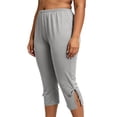 thumbnail image 3 of Womens Capris Plus Size Beach Vacation Casual Loose 7/8 Length Pants with Pockets Summer High Waisted Drawstring Pants, 3 of 8