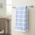 thumbnail image 5 of REGALWOVEN Striped Cotton Bathroom Hand Towels, 13" x 29" Absorbent Soft Decorative Hand Towel Set for Kitchen, Spa, Gym Blue 2-Piece, 5 of 7
