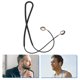 thumbnail image 1 of WEUVEB Lanyard Para Auriculares Negro De Silicona Premium Y Flexible Para Uso Cotidiano, 1 of 8