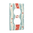 thumbnail image 2 of Yayeee Duplex Wall Plate 1-Gang 4.5"x2.7" Home Receptacle Light Switch Decorative Outlet Cover, Light Blue Pattern, 2 of 7