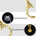 thumbnail image 2 of TECH CIRCLE Band for Apple Watch Bands 42/44/45/49mm for Women Apple Watch Band Ultra 2/1 Series SE 9 8 7 6 5 4 3 2 1,Bling Diamond Bracelet Strap Metal Band Dressy Chain for Girl iWatch,, 2 of 5
