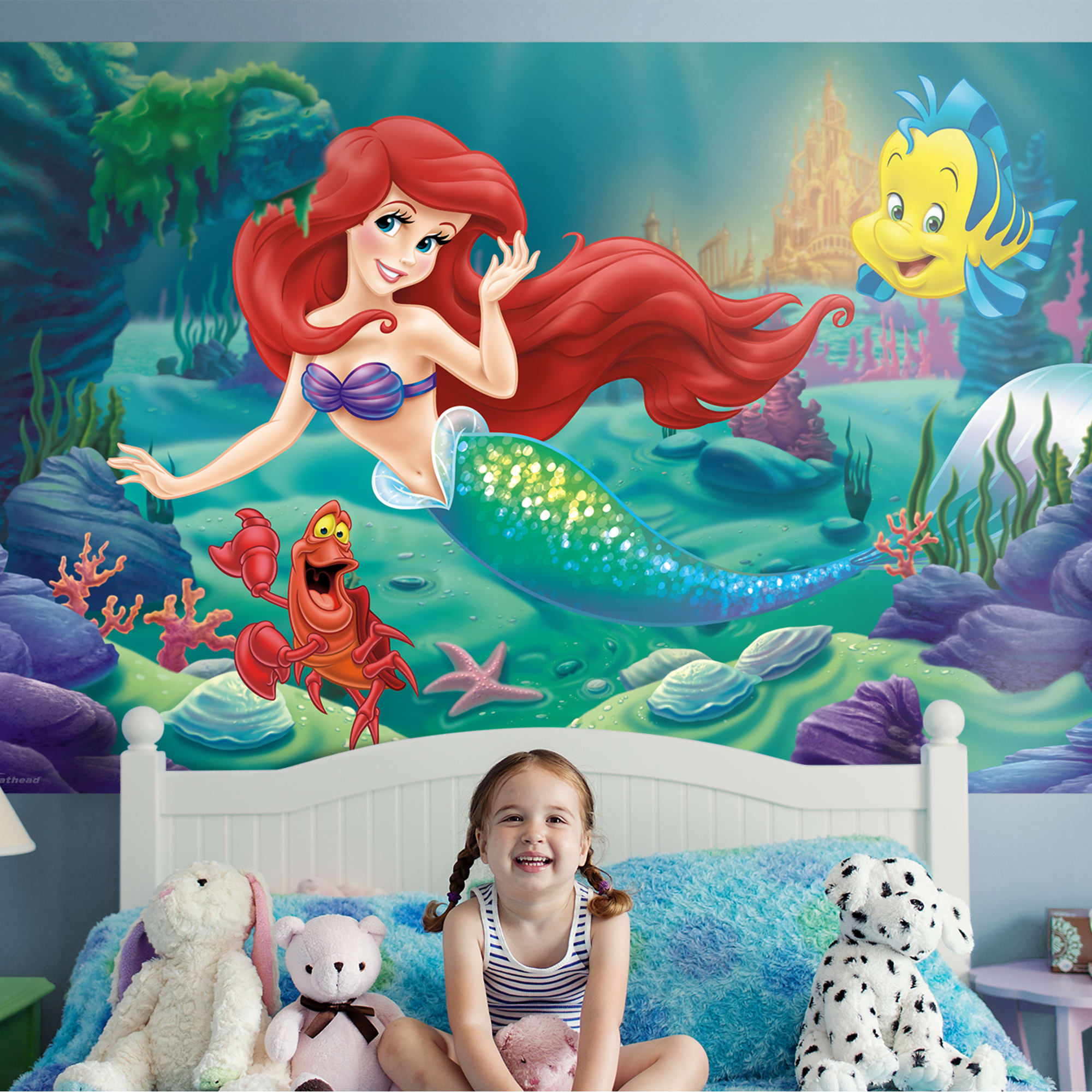 Fathead The Little Mermaid Mural Huge Officially Licensed Disney