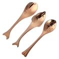 thumbnail image 3 of Golden Stainless Steel Animal Spoon for Dessert Use 3Pcs Set, 3 of 4