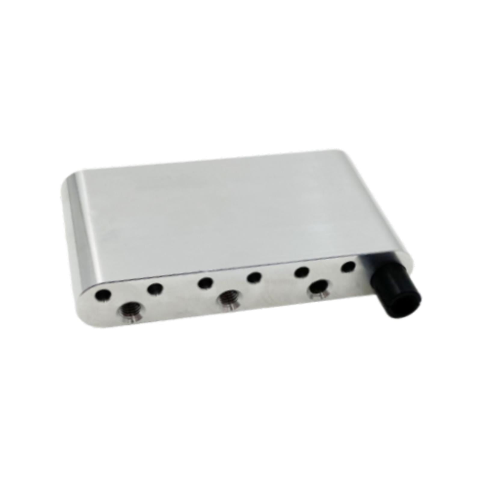 Brass Guitar Tremolo Block Bridge Saddle Aluminium Alloy Replacement Fit for Electric Guitar Base Plate DIY Luthiers