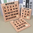 thumbnail image 2 of 3 Sets Wooden Digital  Road Wood Number Slide Puzzle Child Number Slide Toys, 2 of 5