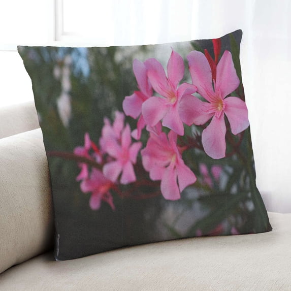 Ahgly Company Plants Flower Indoor Throw Pillow, 18 inch by 18 inch