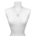 thumbnail image 3 of Delight Jewelry White Easter Egg with Clear Crystal Dots Miracles Ring Charm Necklace, 18", 3 of 4