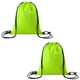 thumbnail image 1 of Mochila con cordón, bolsa de gimnasio, mochila tipo saco, bolsas con cordón, 1 of 5