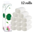 thumbnail image 1 of Coofit 12 Rouleaux de Papier Toilette 4 Couches Serviette en Papier Lisse Sans Rouleau de Carton, 1 of 8