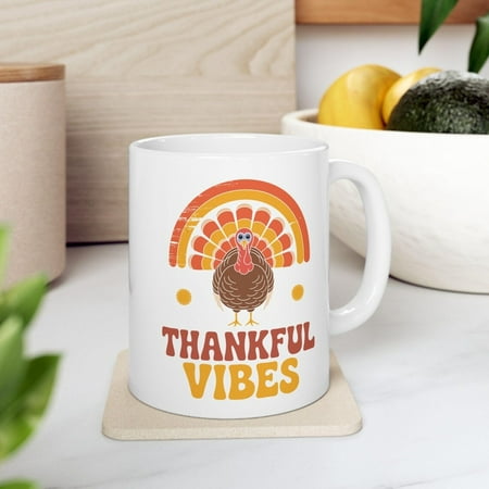 Thankful Office Staff Thanksgiving School Secretary Office Coffee Mug