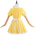 thumbnail image 4 of Yellow Maid Dress with Apron & Scarf -  Anime Convention and Stage Performance Dress, 4 of 8