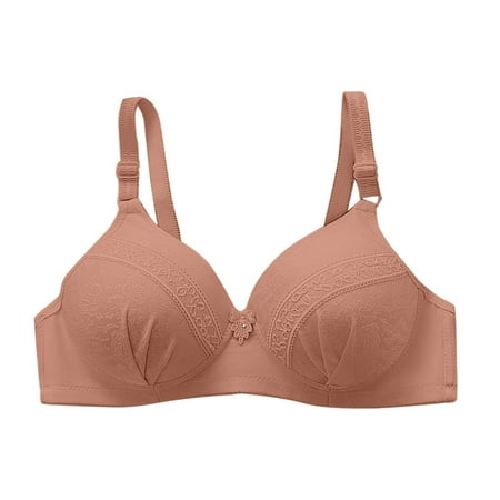 

TOWED22 Women s Bras Women s Sheer Lace Balconette Unlined Underwire Plus Size Bra Watermelon Red 95C