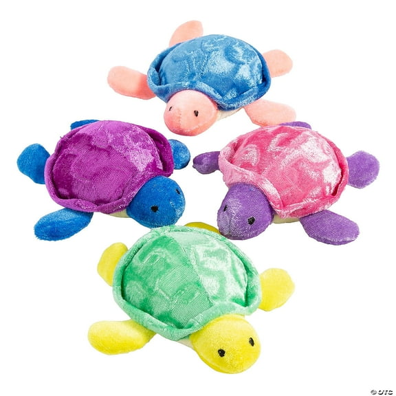 Fun Express Stuffed Sea Turtles - 4 Pieces