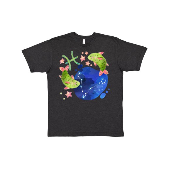 Inktastic Pisces Constellation Zodiac Sign Illustration T-Shirt