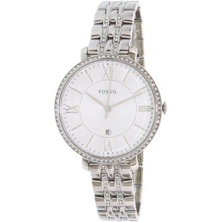 Fossil Women's Jacqueline ES3545 Silver Stainless-Steel Japanese Quartz ...