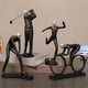 thumbnail image 1 of Adornos artesanales de resina con personajes deportivos, decoraciones sencillas para el hogar, adornos creativos para mueble de TV y vitrina de vino, 1 of 5