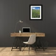 thumbnail image 3 of Zwick, Martin 12x14 Black Ornate Wood Framed with Double Matting Museum Art Print Titled - Wildflower meadow near the mountain road from Kazarman to mountain pass Urum Basch Ashuusu in the, 3 of 4
