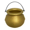 thumbnail image 2 of Gold Halloween Candy Bowl Plastic Cauldron Witch Pot of Greed Halloween Basket Witch Cauldron (1pc 2.76in), 2 of 5