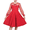 Red, variant on Sunny Fashion Girls Dress Black Lace A Line Mesh Formal Party Birthday Special Occasion 12 Years