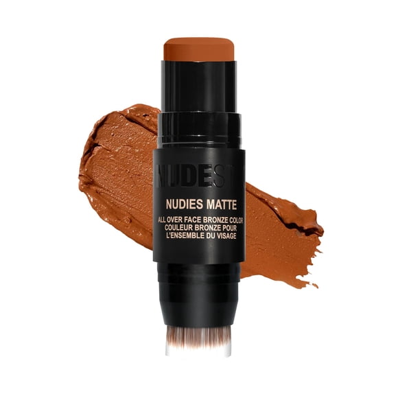 Barra bronceadora Nudestix Nudies Bronze 3 en 1, terracota vegana