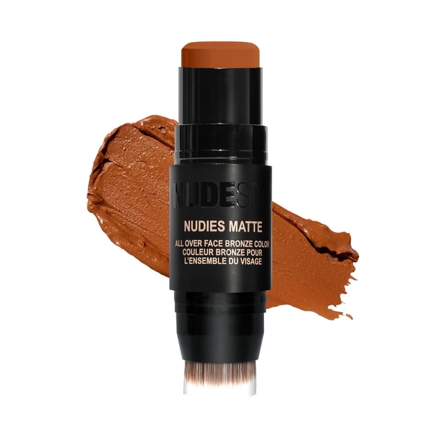 Barra bronceadora Nudestix Nudies Bronze 3 en 1, terracota vegana
