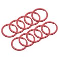 thumbnail image 1 of Unique Bargains 2.1x30mm Split Keychain Rings, Flat Key Holder for Organization Red 30Pack, 1 of 5