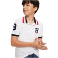 thumbnail image 3 of Polo Tommy Hilfiger de manga corta con estampado de hiedra elástica para niños, 3 of 3