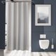thumbnail image 1 of AmazerBath Cortina de ducha de plástico de 84 pulgadas de largo, 72 x 84, cortina de ducha extra larga con peso transparente, cortinas de baño altas de PEVA resistentes con 3 piedras grandes transpare, 1 of 4