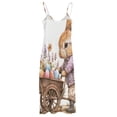 thumbnail image 5 of Easter Bunnies Rabbits Fine Art Sleeveless Dress Summer Dress Woman 2025, 5 of 7