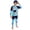 Black, variant on BXSRUTA Boys' 2 Piece Cartoon Print Swim Trunks Set with Swim Cap Quick Dry for Kids Ages 3-10 Years Pool Beach