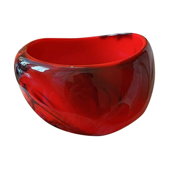 Modern Acrylic Bangle Bracelets Wide Geometric Bangle Everyday Wear Bangles Acrylic Texture Perfect for Daily Party