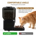 thumbnail image 3 of JOVELL 6.5L Automatic Cat Feeder with 1080P HD Camera, 2.4GHz WiFi Smart Pet Feeder, App Control & Two-Way Audio Dog Food Dispenser, Black, 3 of 9