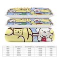 Cartoon Pompompurin Soft 3Piece Bedding Set (1 Duvet Cover + 2 Pillow