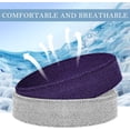 thumbnail image 2 of Daletu 4 Pack Cotton Terry Sweat Headbands for Men & Women, Absorbent Sports Headbands for Running, Gym, Basketball, Tennis, 2 of 7