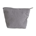 thumbnail image 2 of Hometravel Travel Makeup Bag, Portable Toiletry Organizer Pouch with Zipper, Lightweight Striped Cosmetic Storage Bag for Vacation, Gym, Overnight Trip, Airplane, 2 of 6
