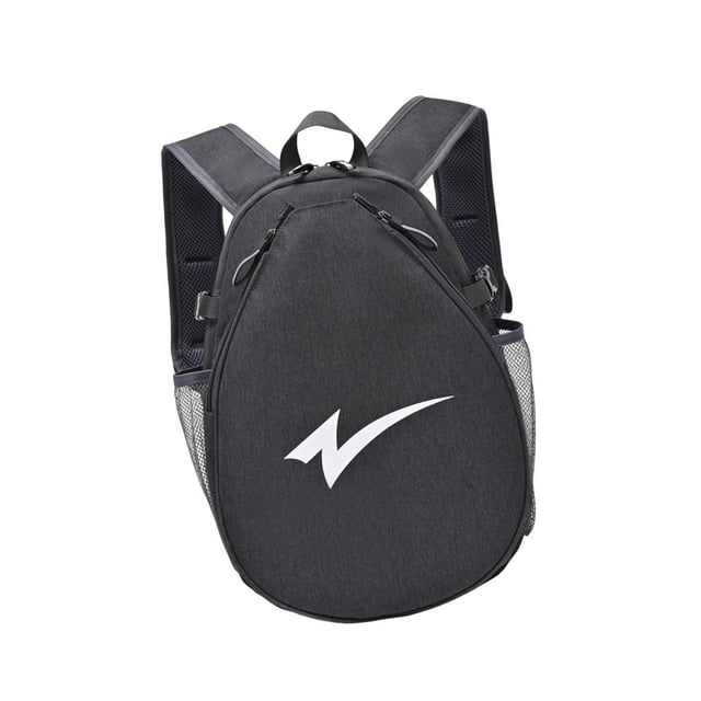 Bolsa de tenis, bolsa organizadora para raquetas de bádminton, portátil, premium, ajustable para el hombro Gris oscuro