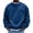 Blue, variant on Sweatshirts for Men Casual Solid Color Sweatshirts Crew Neck Loose Long Sleeve Comfortable Hoodless Tops