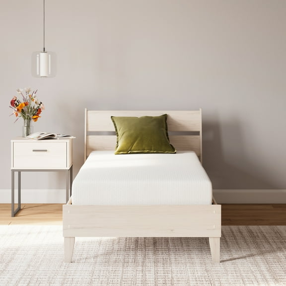 Signature Design by Ashley Chime 8" Inch Memory Foam Mattress in a Box Medium Firm, Twin