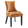 thumbnail image 2 of Modway Marquis Solid Wood and Vegan Leather Dining Chair in Tan, 2 of 8