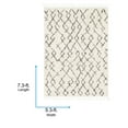 thumbnail image 3 of Livabliss Berber Shag Global Area Rug,5'3" x 7'3",Cream, 3 of 9