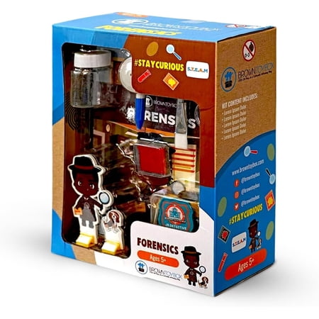 Brown Toy Box Jaylen Forensics STEAM Kit for Science and Detective Exploration Brown Toy Box Jaylen Forensics STEAM Kit for Science and Detective Exploration