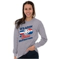 thumbnail image 5 of Dominican Girl Sass Destruction Cute Women's Long Sleeve T Shirt Brisco Brands S, 5 of 5