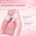 thumbnail image 4 of N-GEN Video Gaming Chair Ergonomic Computer Desk Office Chair with Lumbar Support Adjustable Height Swivel Wheels Flip-Up Arms PU Leather Home and Office (Pink), 4 of 10