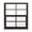 Brown, variant on 22" x 36" Sliding Shed Window with Screen | Flush Mount Aluminum Frame