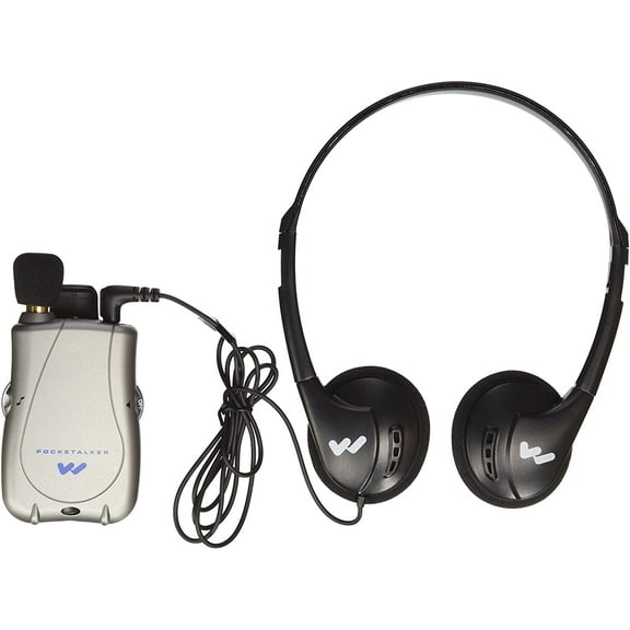Williams Sound PockeTalker Ultra with Headphone and Wide Range Earphone