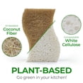 thumbnail image 2 of Esponja de cocina AIRNEX, biodegradable, natural, paquete de 12, 2 of 8