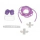 thumbnail image 5 of Bonita funda protectora para cable de carga, accesorio para teléfono, cable 4 en 1 con enchufe DIY Violeta, 5 of 9