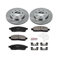 thumbnail image 3 of Power Stop Front Stock Replacement Brake Pad and Rotor Kit KOE1946, 3 of 8